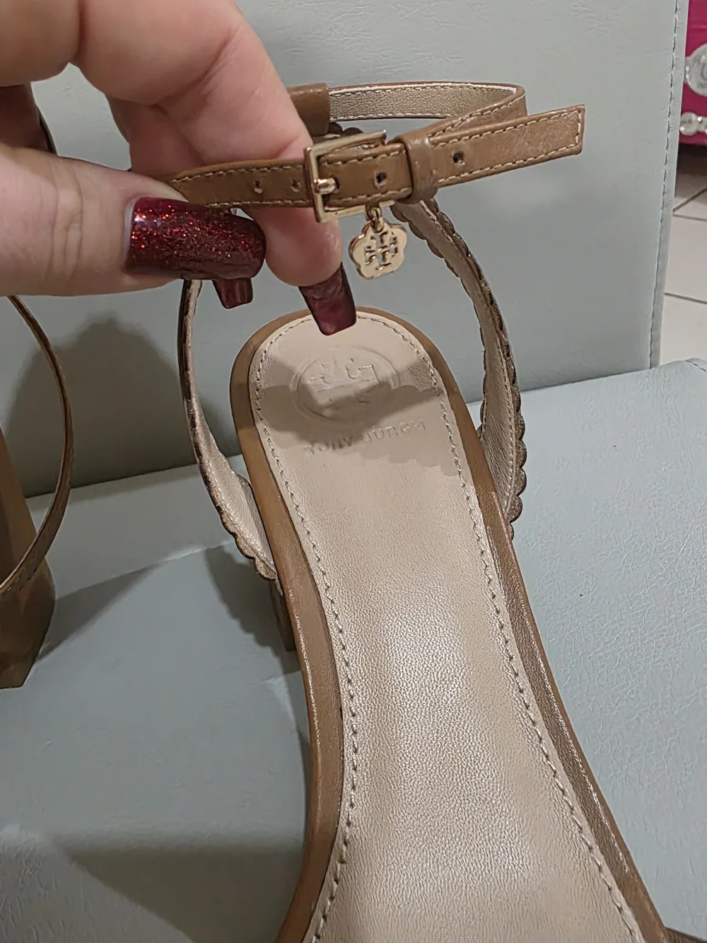 Tory Burch brown leather